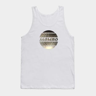 Golden disco ball with the inscription "Mambo". Tank Top